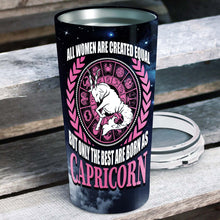Load image into Gallery viewer, All Women Are Created Equal Capricorn - Perfect Gift For Capricorn - Personalized Tumbler 1