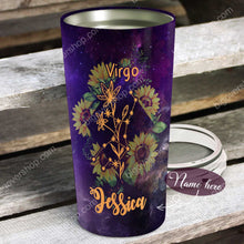 Load image into Gallery viewer, Sunflower Virgo - Perfect Gift For Virgo - Personalized Tumbler 1
