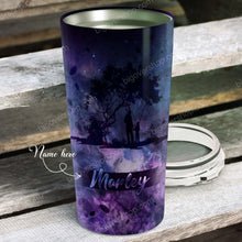 Load image into Gallery viewer, To My Dad - Dad &amp; Son Galaxy - Personalized Tumbler