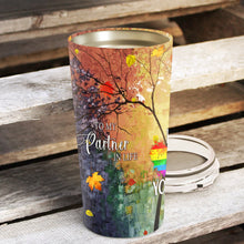 Load image into Gallery viewer, To My Partner In Life - Tree Color Tumbler