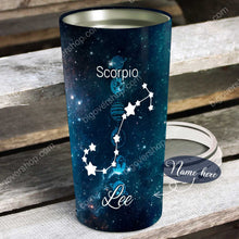 Load image into Gallery viewer, The Power Of A Scorpio - Perfect Gift For Scorpio - Personalized Tumbler 1