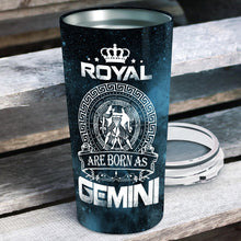 Load image into Gallery viewer, Royal Are Born As Gemini - Perfect Gift For Gemini - Personalized Tumbler 1