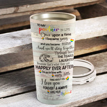 Load image into Gallery viewer, To My Partner In Life Love Is Love - Flower Heart Tumbler