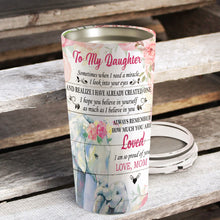 Load image into Gallery viewer, To My Daughter - Elephant Flower - Personalized Tumbler 1