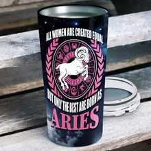 Load image into Gallery viewer, All Women Are Created Equal Aries - Perfect Gift For Aries - Personalized Tumbler 1