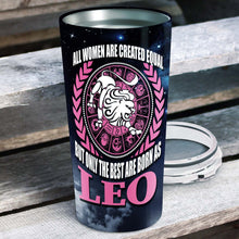 Load image into Gallery viewer, All Women Are Created Equal Leo - Perfect Gift For Leo - Personalized Tumbler 1