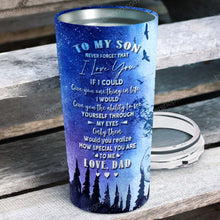 Load image into Gallery viewer, To My Son - Galaxy Bird Lake - Personalized Tumbler
