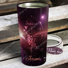 Load image into Gallery viewer, All People Are Created Equal Taurus - Perfect Gift For Taurus - Personalized Tumbler 1