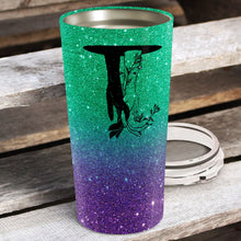 Load image into Gallery viewer, Proud Wife Of A Police Officer - Flower Galaxy Tumbler