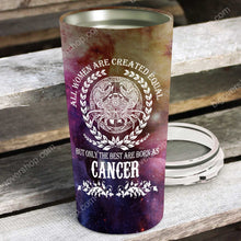 Load image into Gallery viewer, All Women Are Created Equal Cancer - Perfect Gift For Cancer - Personalized Tumbler 3