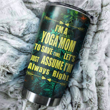 Load image into Gallery viewer, I'm A Yoga Mom Personalized Tumbler