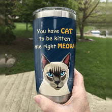 Load image into Gallery viewer, Siamese Cat Steel Tumbler MR1704 70O51