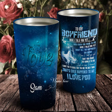 Load image into Gallery viewer, To My Boyfriend - Valentine's Day Gift For Boyfriend - Personalized Tumbler 4
