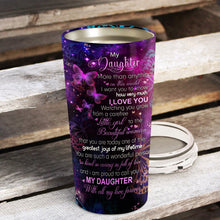 Load image into Gallery viewer, To My Daughter - Butterfly Galaxy - Personalized Tumbler 3