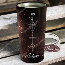 Load image into Gallery viewer, He Is A Crazy Libra - Perfect Gift For Libra - Personalized Tumbler 1