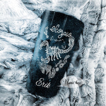 Load image into Gallery viewer, Royal Are Born As Scorpio - Perfect Gift For Scorpio - Personalized Tumbler 1