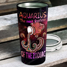 Load image into Gallery viewer, Zodiac Aquarius - Perfect Gift For Aquarius - Personalized Tumbler 3