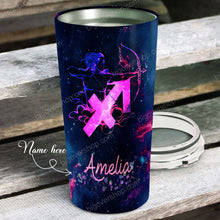 Load image into Gallery viewer, All Women Are Created Equal Sagittarius - Perfect Gift For Sagittarius - Personalized Tumbler 4