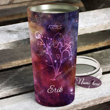 Load image into Gallery viewer, All Women Are Created Equal Aries - Perfect Gift For Aries - Personalized Tumbler 3