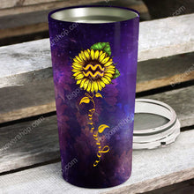 Load image into Gallery viewer, Sunflower Aquarius - Perfect Gift For Aquarius - Personalized Tumbler 1