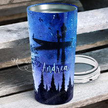 Load image into Gallery viewer, To My Son - Galaxy Bird Lake - Personalized Tumbler