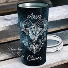 Load image into Gallery viewer, Royal Are Born As Aries - Perfect Gift For Aries - Personalized Tumbler 1