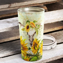 Load image into Gallery viewer, Sunflower Cows Personalized Tumbler