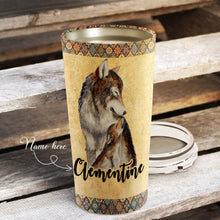 Load image into Gallery viewer, To My Daughter - This Old Wolf - Personalized Tumbler 22