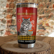 Load image into Gallery viewer, Maine Cat Coffee Company Steel Tumbler SMR0704 87O53