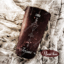 Load image into Gallery viewer, He Is A Crazy Libra - Perfect Gift For Libra - Personalized Tumbler 1