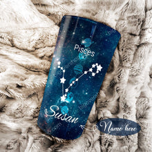 Load image into Gallery viewer, The Power Of A Pisces - Perfect Gift For Pisces - Personalized Tumbler 1