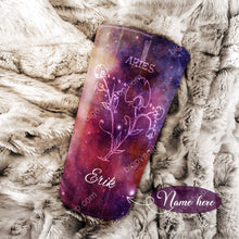 Load image into Gallery viewer, All Women Are Created Equal Aries - Perfect Gift For Aries - Personalized Tumbler 3