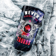 Load image into Gallery viewer, All People Are Created Equal Taurus - Perfect Gift For Taurus - Personalized Tumbler 2
