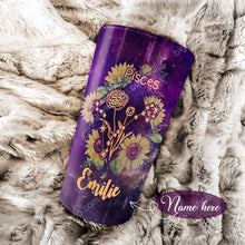 Load image into Gallery viewer, Sunflower Pisces - Perfect Gift For Pisces - Personalized Tumbler 1