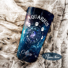 Load image into Gallery viewer, Zodiac Aquarius - Perfect Gift For Aquarius - Personalized Tumbler 4