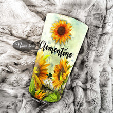 Load image into Gallery viewer, Sunflower Cows Personalized Tumbler