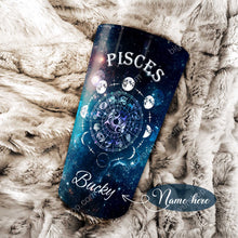 Load image into Gallery viewer, Zodiac Pisces - Perfect Gift For Pisces - Personalized Tumbler 4