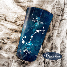 Load image into Gallery viewer, The Power Of A Scorpio - Perfect Gift For Scorpio - Personalized Tumbler 1