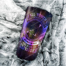Load image into Gallery viewer, All Women Are Created Equal Capricorn - Perfect Gift For Capricorn - Personalized Tumbler 2