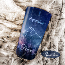 Load image into Gallery viewer, All People Are Created Equal Aquarius - Perfect Gift For Aquarius - Personalized Tumbler 2