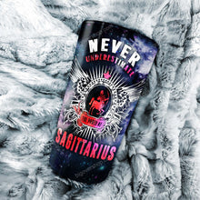 Load image into Gallery viewer, All People Are Created Equal Sagittarius - Perfect Gift For Sagittarius - Personalized Tumbler 2