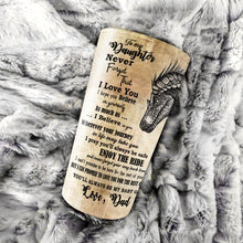 Load image into Gallery viewer, To My Daughter - Dinosaur Dad - Personalized Tumbler 1