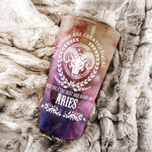 Load image into Gallery viewer, All Women Are Created Equal Aries - Perfect Gift For Aries - Personalized Tumbler 3