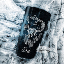 Load image into Gallery viewer, Royal Are Born As Scorpio - Perfect Gift For Scorpio - Personalized Tumbler 1