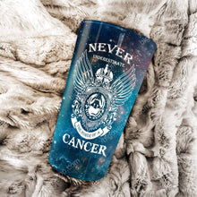 Load image into Gallery viewer, The Power Of A Cancer - Perfect Gift For Cancer - Personalized Tumbler 1