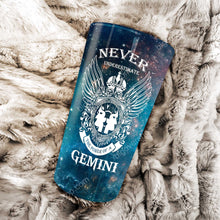 Load image into Gallery viewer, The Power Of A Gemini - Perfect Gift For Gemini- Personalized Tumbler 1