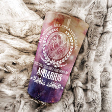 Load image into Gallery viewer, All Women Are Created Equal Aquarius - Perfect Gift For Aquarius - Personalized Tumbler 3