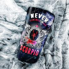 Load image into Gallery viewer, All People Are Created Equal Scorpio - Perfect Gift For Scorpio - Personalized Tumbler 2