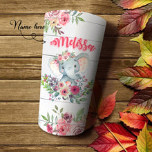 Load image into Gallery viewer, To My Daughter - Elephant Flower - Personalized Tumbler 1