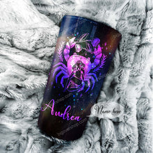 Load image into Gallery viewer, All Women Are Created Equal Cancer - Perfect Gift For Cancer - Personalized Tumbler 2